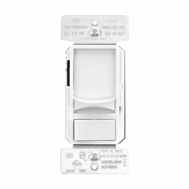 Imagem de Eaton Elétrica - Sul06p-w - Eaton Slide Dimmer, 300w Led-600w Halogênio, #14-12 Awg, residencial/comercial leve, Flush, 120V, branco, 66 Hz, Mark 10 fluorescente, monopolar, três vias, 1,2,3+