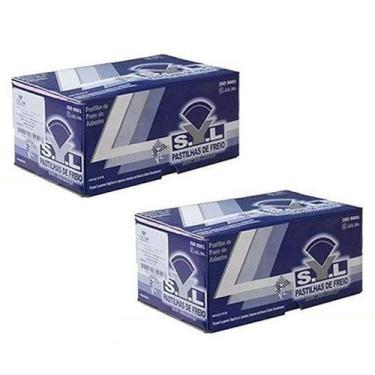 Imagem de Kit jogo pastilha freio dianteira traseira - novo corolla 2014 a 2016 