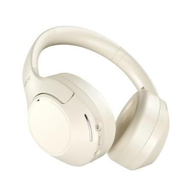 Imagem de FIFINE fones de ouvido sem fio Bluetooth, fones de ouvido sobre a orelha com bateria de 65 horas de duração, painel de controle sensível ao toque para música,chamadas de celular - X3 White