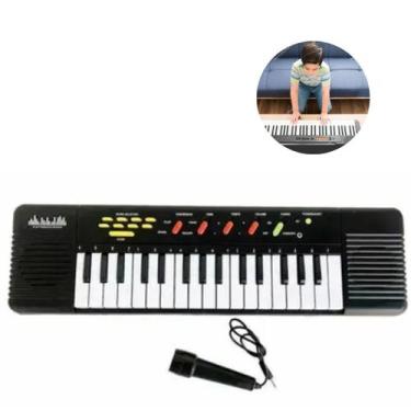 Imagem de Mini Teclado Piano Infantil Com Sons Realistas - GBG STORE