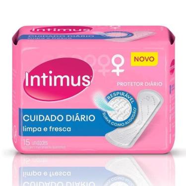 Imagem de Absorvente Intimus Protetor Diário sem Abas Embalagem com 15 Unidades