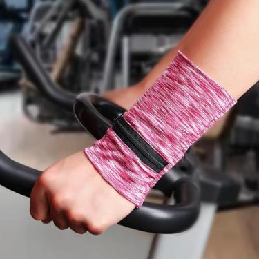 Imagem de Carteira de pulso segura – bolsa com zíper e mini porta-moedas – ideal para esportes, corrida ao ar livre e entusiastas de fitness, carteiras de pulso para mulheres