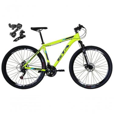 Imagem de Bicicleta Aro 29 Gta Start Câmbios Shimano 21v Freio A Disco Mountain Bike Alumínio amarelo Tam: 21