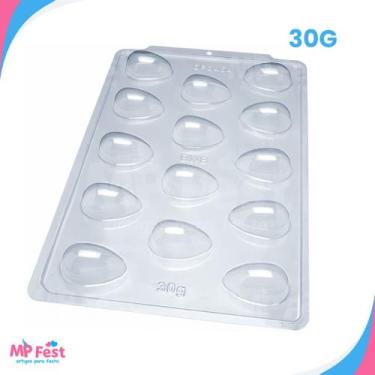 Imagem de Forma Ovo de Páscoa com Silicone VÁRIOS TAMANHOS - Suporte e Molde Ovo