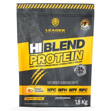 Imagem de Whey Protein Hi Blend Protein 1,8kg Leader Nutrition WPC WPH WPI-Unissex