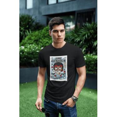 Imagem de Camiseta Poster Pop Style Inspiração JIMMY HENDRYX Estampa DTF 100% Al