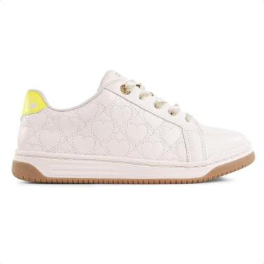 Imagem de Tênis Ramarim Cadarço Casual Feminino, 36, Bege, Amarelo