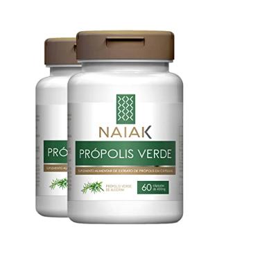 Imagem de Kit 2 Própolis Verde Naiak 60 cápsulas