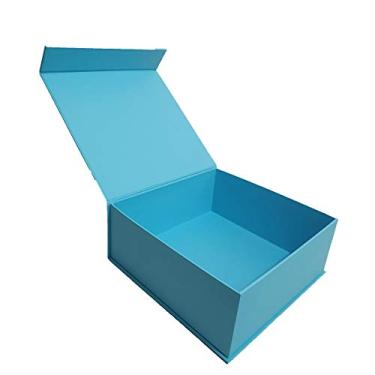 Imagem de Caixa Cartonada Modelo Livro Fechamento Aba/imã 25x25x10 Bau