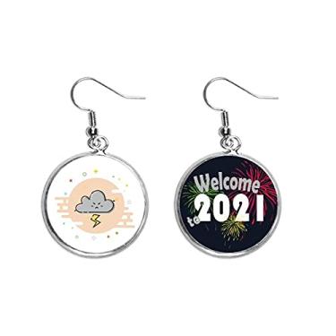 Imagem de Cloud Expression Feeling Ear Pendants Jewelry 2021 Blessing
