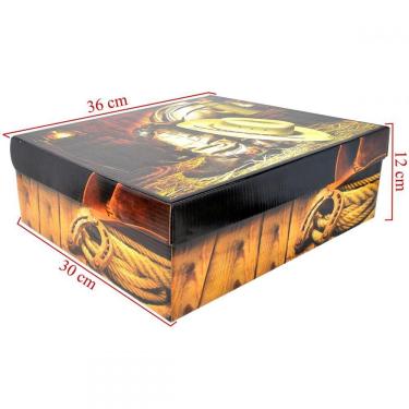 Imagem de Caixa De Papelão Estampada Pacote Com 20 Unidades Embalagens 36cm x 30cm x 12