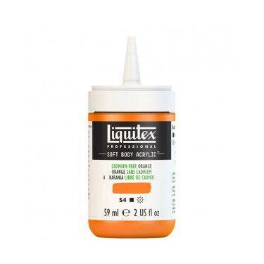 Imagem de Tinta acrílica Liquitex Soft Body 59ml S4 Cadmium Free Orange