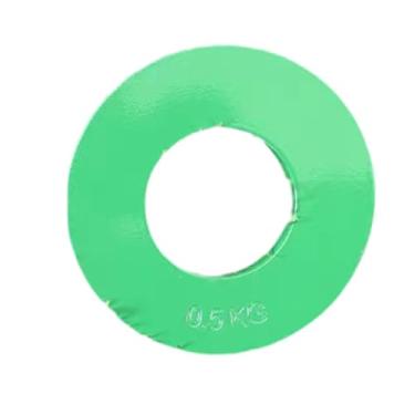Imagem de kowaku Placa de Peso para Powerlifting em Quilogramas, VERDE 500G
