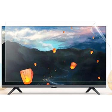 Imagem de BDSHL Protetor de tela de TV - antirreflexo anti-arranhões para monitor de 32-75 polegadas, película protetora antiluz azul para LCD, LED, OLED 4K e telas HDTV QLED (Cor: Versão HD, Tamanho: 70