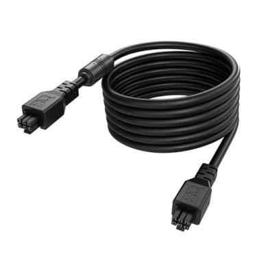 Imagem de BIQU Panda AMS/2 Pro Cabo de extensão 6 pinos 2 m compatível com impressoras 3D Bambu-Lab P1P/P1S/X1C/H2D (não para A1/A1 Mini), cabo de extensão AMS de alta durabilidade macho para macho com filtro