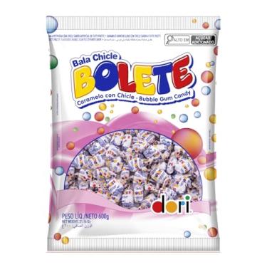 Imagem de Bolete Bala Chicle Dori Bolete Tutti-frutti Sem Glúten 600g