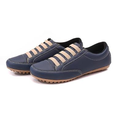 Imagem de Sapatênis Tênis Mocassim Feminino Izabela Araújo - 401 - Azul Marinho Tamanho:35;Gênero:Feminino;Cor:Azul-marinho