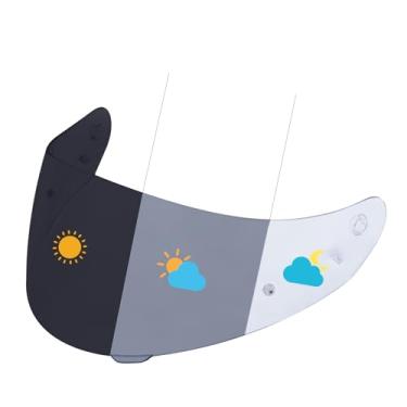 Imagem de PSLER Visor fotocromático C91 HJ17 Capacete Viseira matizada C90 Pinlock-Ready Face Shield Substituição para HJ17 C90 C91 C91N, fotocrômico
