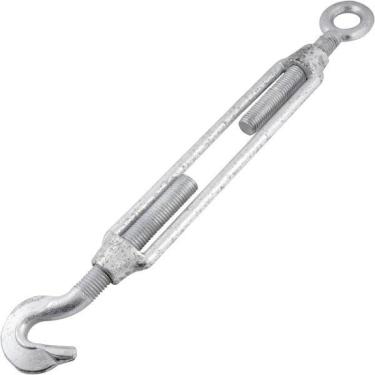 Imagem de Esticador p/ cabo de aço 1" gancho x olhal leve galv Nove54