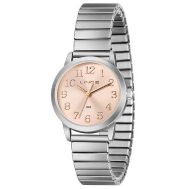 Imagem de Relógio Lince Feminino Ref: Lrmh266l32 R2sx Casual Mola Prateado