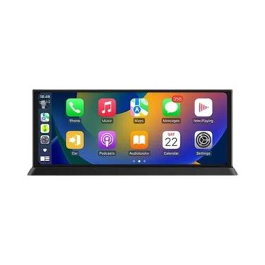 Imagem de Câmera DVR 4K Para Carro 11.3 Polegadas Wireless Carplay Android Auto 