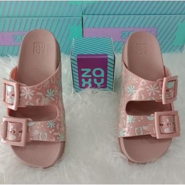 Imagem de Sandália Papete Partner Disney do Stitch Zaxy 19149, Nude medio, 38