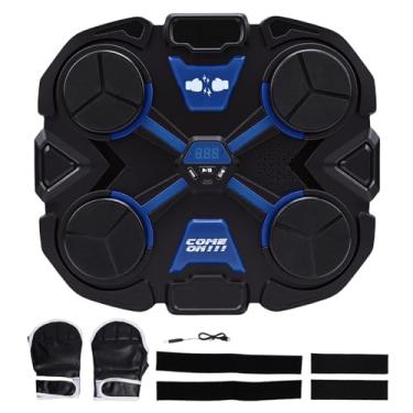Imagem de Naroote Máquina de Boxe Musical, Alvo de Boxe Eletrônico Se Adapta a Meias Luvas Esportivas, Amortecimento Multicamadas e Zonas de Ataque de Silicone, Alto-falante, Painel Compacto,
