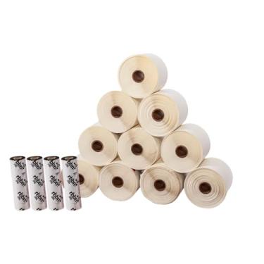 Imagem de Etiqueta adesiva Couchê 100 x 50mm x 1 carreira - Kit 10 Rolos Com30 Metros Cada + 4 Ribbons - Com Super Cola, Aderindo Bem até em Papelão - DB COMERCIO DE PAPEL (10)