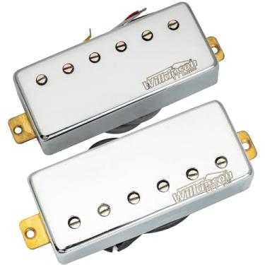 Imagem de Wilkinson M Series Cerâmica Captadores Mini Humbucker Ponte e Braço para Guitarra Les Paul/Fire-bird, Cromado