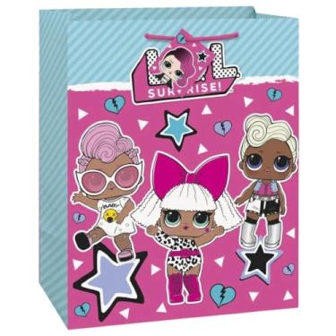 Imagem de Large Multicolor LOL Surprise Paper Gift Bag - 1 Pc. | Eye-Catching Design, Perfect for Birthdays & Special Occasions