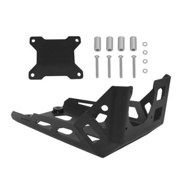 Imagem de PIKPOP Substituição do protetor do motor da placa de deslizamento para BMW G310GS G310R 2017-2025 G 310GS 310R Acessórios Alumínio Motocicleta Belly Pan Capa de proteção do motor (preto)