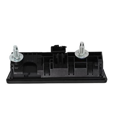 Imagem de Alça de liberação da porta traseira do porta-malas GRCFUMO, alça de trava da porta traseira robusta de plástico ABS, alça traseira preta profissional da porta traseira para carros