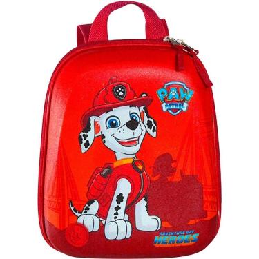 Imagem de Mochila Pequena Maxtoy Paw Patrol Marshall Carro Vermelho