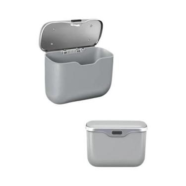 Imagem de Lixeira Para Carro À Prova d'Água Com Tampa Criativa, Caixa De Armazen