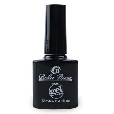 Imagem de Esmalte em Gel LED/UV Preto Nail Art Unhas Bella Rosa, 12ml