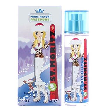 Imagem de Paris Hilton Passport St. Moritz Eau De Toilette spray para mulheres, 1 onça