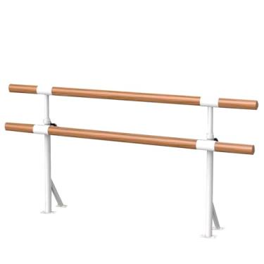Imagem de Ballet Barre Barra de balé fixa em paredes e pisos, pólo de extensão de ginásio de estúdio de dança em casa com altura ajustável (Color : A3, Size : 2.5M/8.2FT)