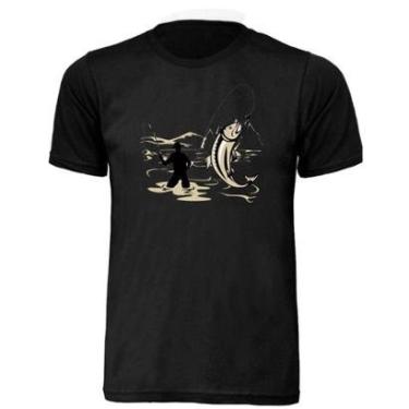 Imagem de Camisa T-shirt Pescaria 4 Unissex Infantil-Unissex