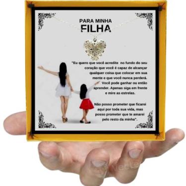 Imagem de Colar Borboleta Presente Aniversário de Pai Viking Para Filha Prata Es