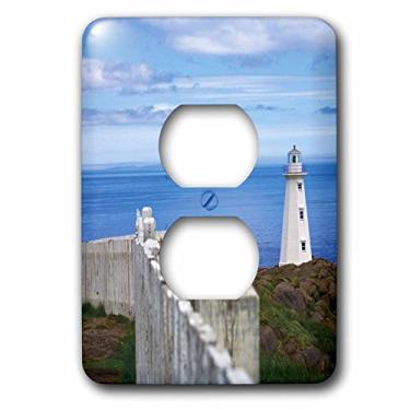 Imagem de 3dRose lsp_72924_6 Newfoundland, Cape Spear Nhs, Farol Cn05 Mgl0001 Miva Stock Tampa para interruptor de luz