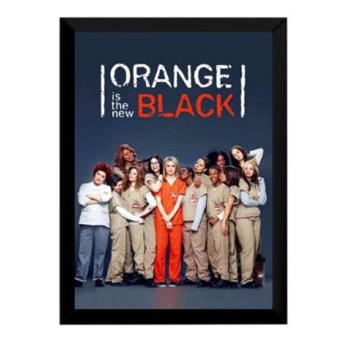 Imagem de Quadro Serie Orange Is The New Black Poster Moldurado - Fanarte