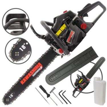 Imagem de Motosserra Kawashima KCS-520E 50,8cc 2 Tempos À Gasolina Com Lubrifica