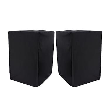 Imagem de Musiin Capa protetora contra poeira para monitor de estúdio doméstico compatível com YAMAHA HS8、Adam T7V KRK Rokit 8 G4、JBL 308P Mkll e PreSonus Eris E8 XT preta 8 polegadas capa protetora