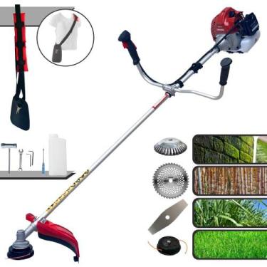 Imagem de Roçadeira Máquina de Cortar Grama Kawashima BCJ431-L À Gasolina 43cc 1