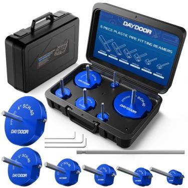 Imagem de Kit de alargador de tubos de PVC DAYDOOR para 3/4" a 4" com 6 alargado