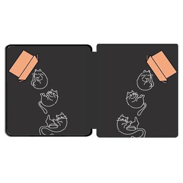 Imagem de Yzlvigrous Capa para Kindle Oasis 9/10ª Geração 2017/2019, Modelo: CW24WI/S8IN4O, TPU de 7 Polegadas TPU Tampa de Casca Traseira com Recurso de Vigília do Sono Automático