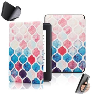 Imagem de GUKSRASO Capa para 6.8" Kindle Paperwhite 11ª Geração/Signature Edition (Modelo: M2L3EK/M2L4EK) - Despertar/Suspender Automático Inteligente,Material TPU e Alça de Mão