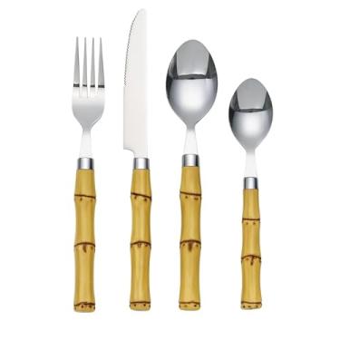 Imagem de CONJUNTO TALHERES BAMBU 24PCS