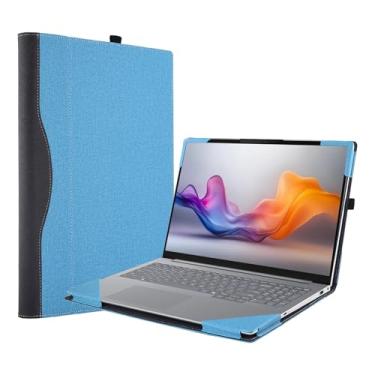 Imagem de Capa para laptop Lenovo ThinkBook 16 G8 IRL / G7 IML ARP para ThinkBook 16 G6 IRL ABP [Do Check Model] Bolsa removível para notebook PU acessórios com orifício de dissipação de calor (azul claro)