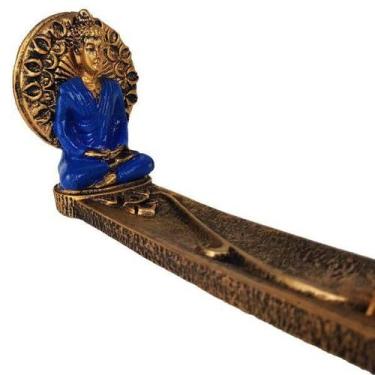 Imagem de Incensário Buda Iluminado Flor Mandala 13092 - Mana Om By Plat1
